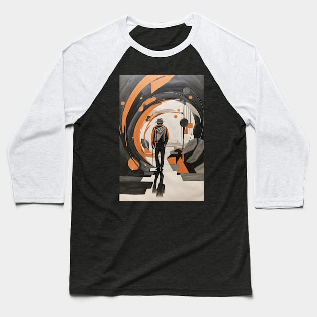 abstract painting Baseball T-Shirt by StickersArt-CBA